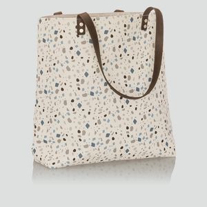 Around Town Tote Terrazzo Pebble